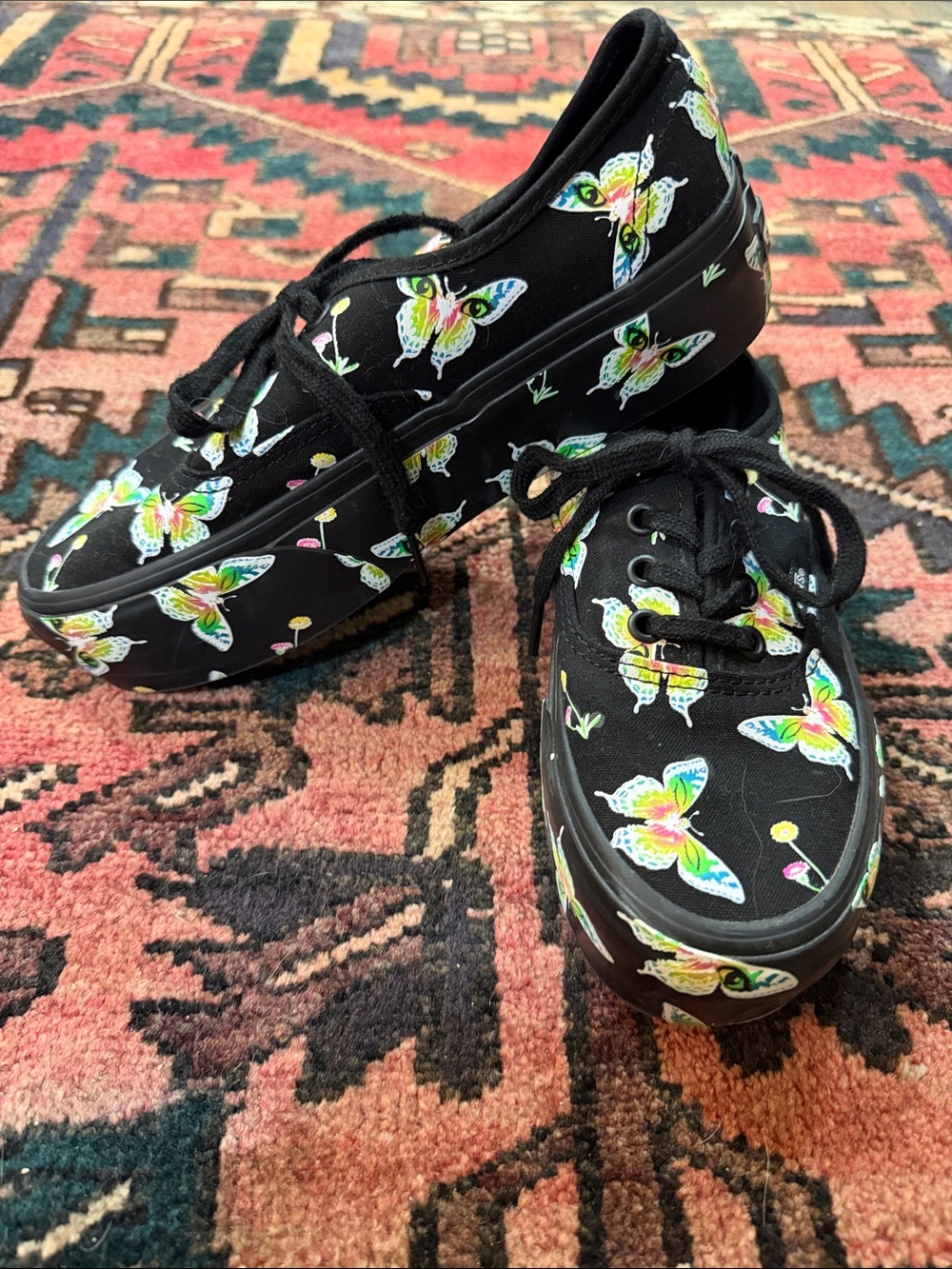 Vans butterfly platform sneakers wms 7 EUC